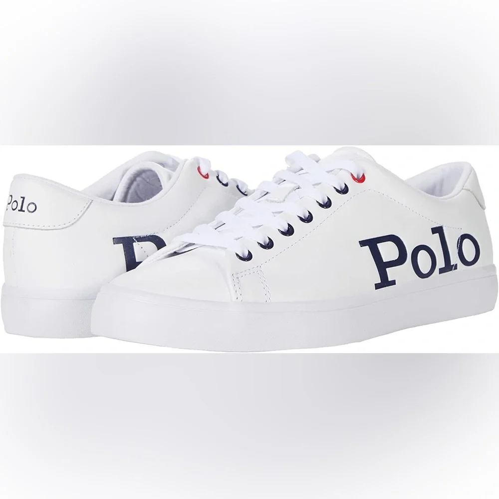 NWOB Polo Ralph Lauren Longwood Leather Sneaker Shoes